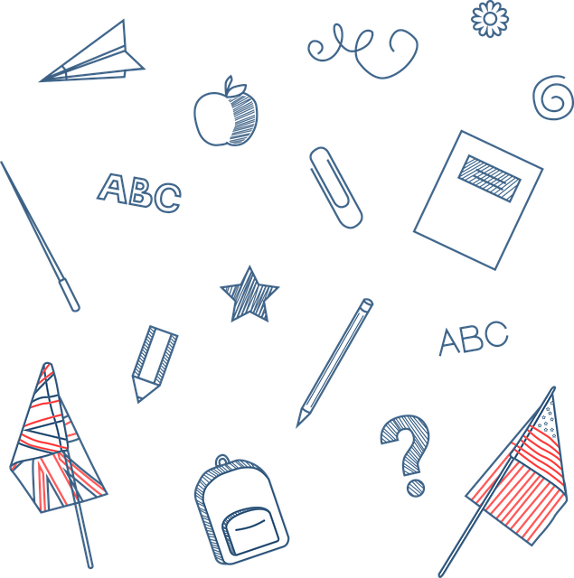 Free backpack education lesson vector