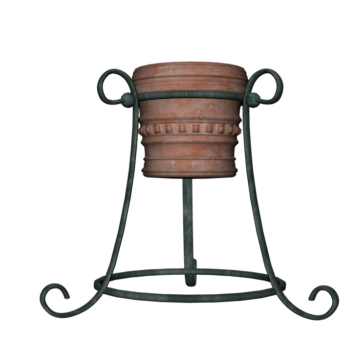 Download Pot, Stand, Pottery. RoyaltyFree Stock Illustration Image