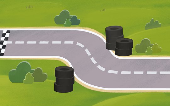 Free Racing Race Track illustration and picture