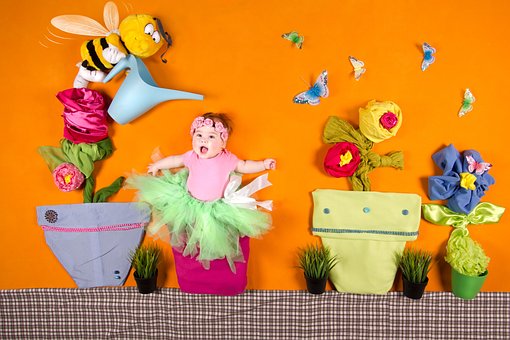 Free Baby Flat Lay photo and picture