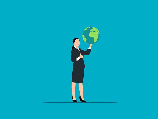 Free businesswoman power responsibility vector