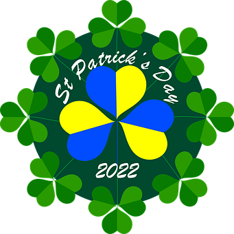 Ukraine, St Patricks Tag, Kleeblatt