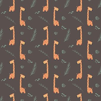 Giraf, Safari, Dyr, Natur, Baby, Dreng