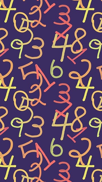 Free background numbers mathematics illustration