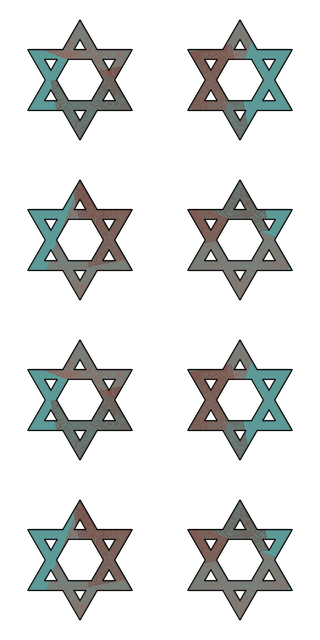 Free star of david hexagram emblem seal of solomon illustration