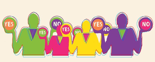 Free yes no opportunity illustration