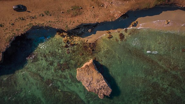 Drone, Kyst, Erosion, Hav, Adriaterhavet