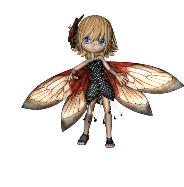 Free fairy fantasy character illustration