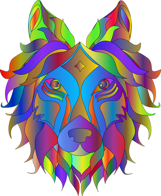 Wolf, Dier, Roofdier, Abstract