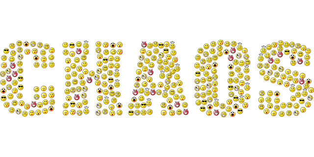 Free chaos emotions emoji vector