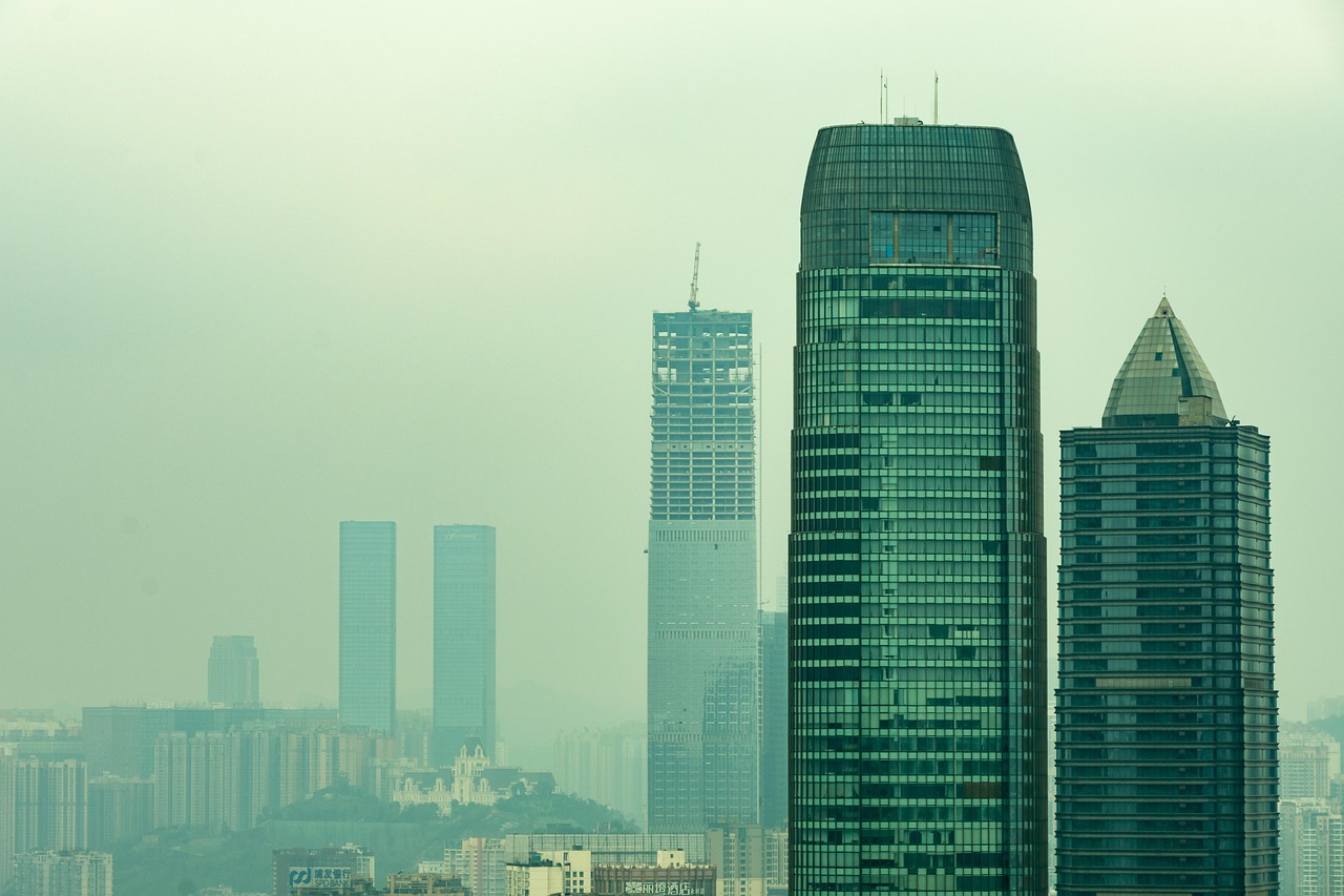 Skyscraper City Cloudy Day - Free photo on Pixabay