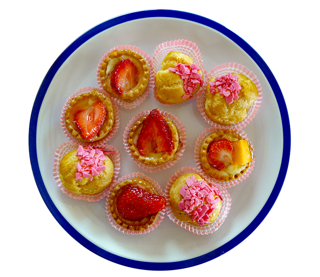 Free pastries cream puff food illustration