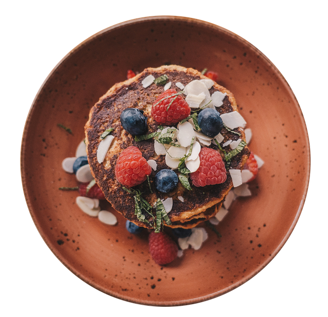 Free pancakes breakfast food illustration