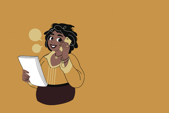 Free business office communicate illustration