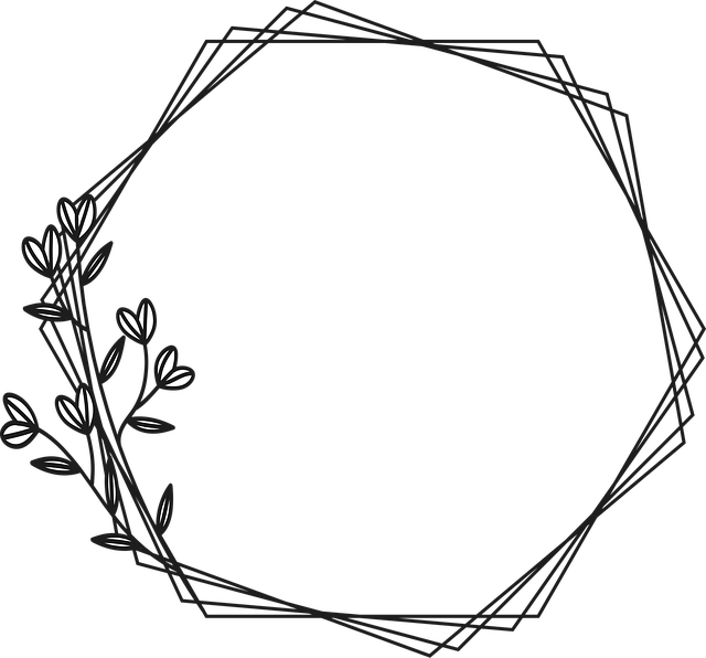Free flower frame floral vector