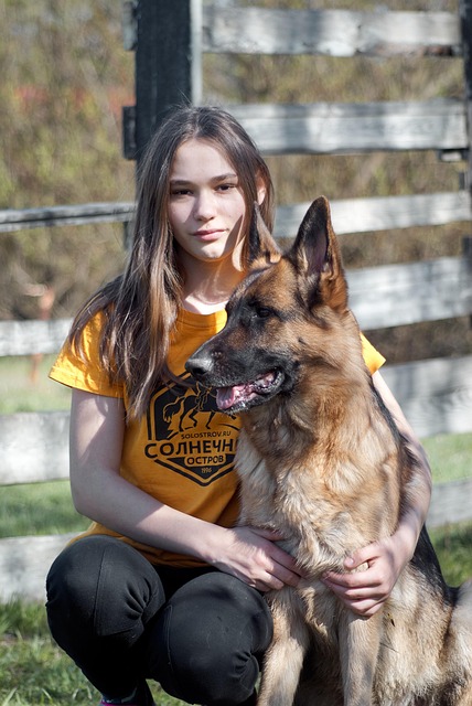 Free Dog Girl photo and picture