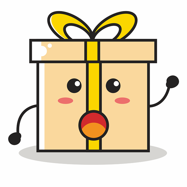 Free box gift nft vector