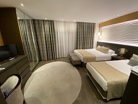 Quarto De Hotel, Quarto, Camas De Casal