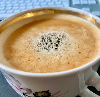 Café, Teclado, Xícara De Café