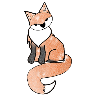 Fuchs, Tier, Natur, Zeichnung, Tierwelt