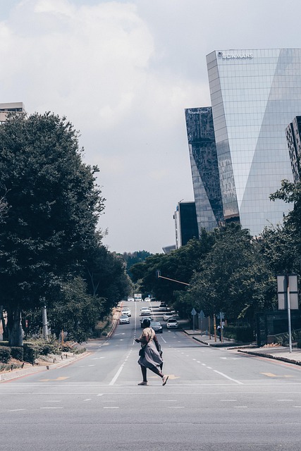 Kvinde, Dame, Natur, Gade, Sandton