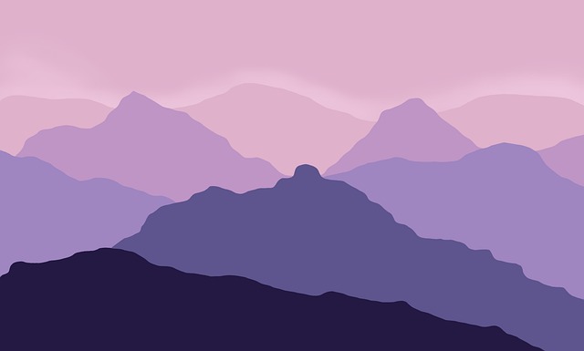 Free mountains mountain range landscape illustration