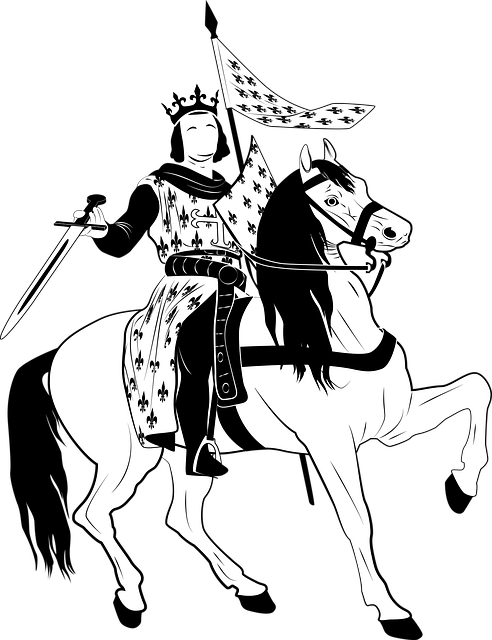 Free king religion horse vector