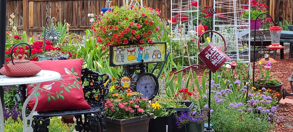 Pots De Jardin Fleurs Rouge - Photo gratuite sur Pixabay - Pixabay