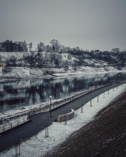 Winter, Fluss, Natur, Draußen
