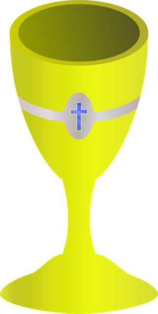 Free chalice eucharist communion vector