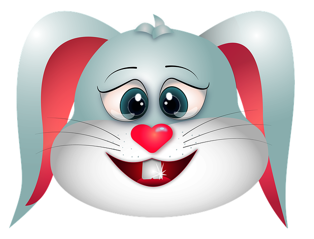 Free bunny rabbit easter illustration