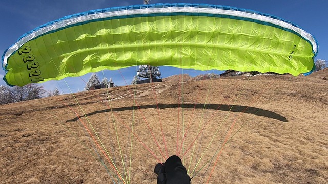 Free Paraglider Begin photo and picture