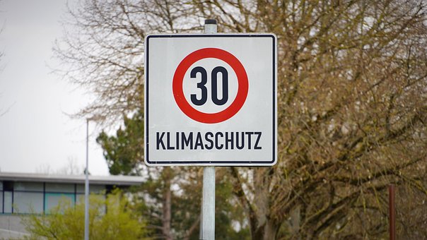 Free Speed Limit Climate Protection photo and picture