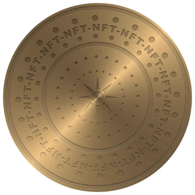 Free coin blockchain business illustration