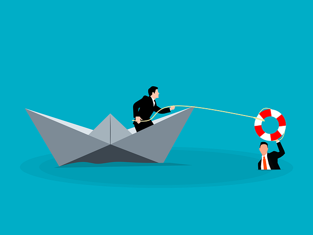 Free rescue insurance business vector