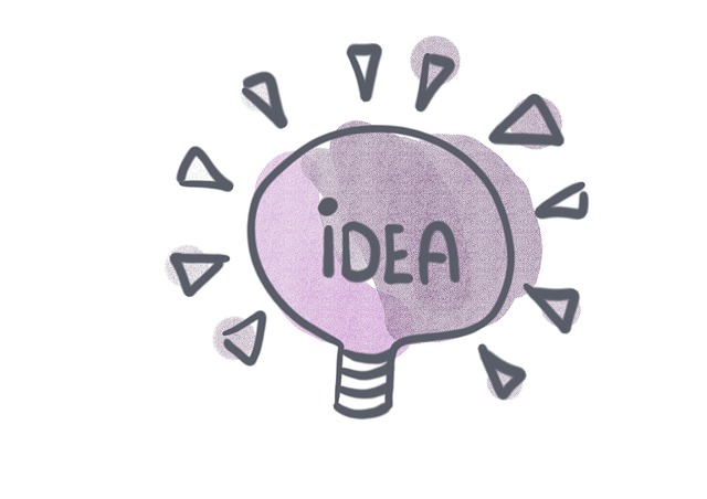 Free light bulb idea thought illustration