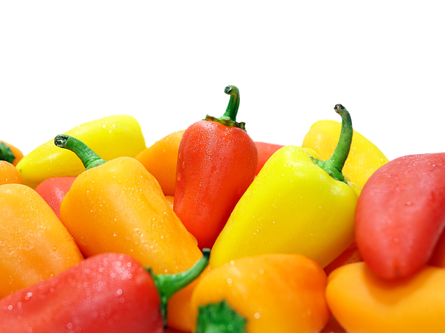 Free peppers food vegetables illustration