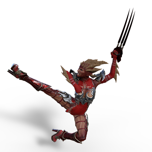Free demon queen weapon illustration