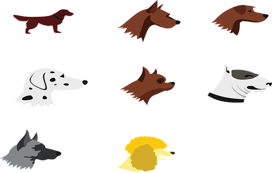Hunde, Hunderacer, Hunde Ikoner, Natur