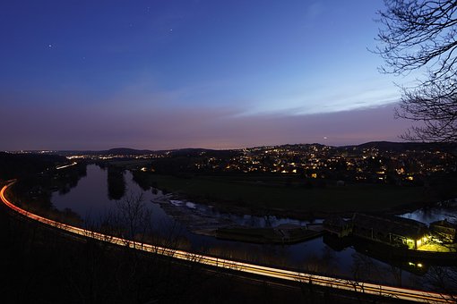 Free Hohenstein Light Trail photo and picture