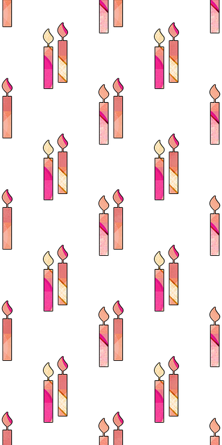 Free sabbath saturday a pair of candles illustration