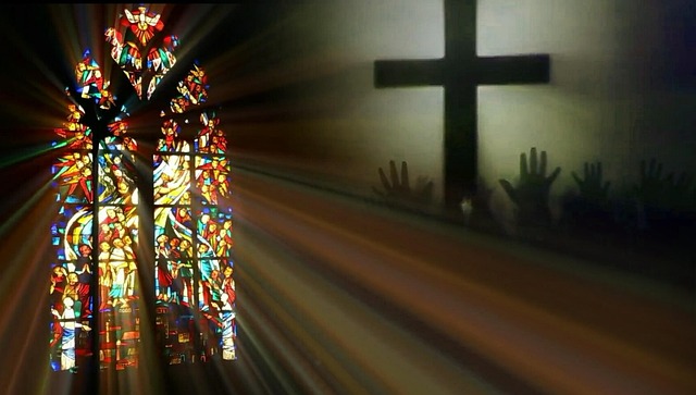 Free jesus cathedral religion illustration