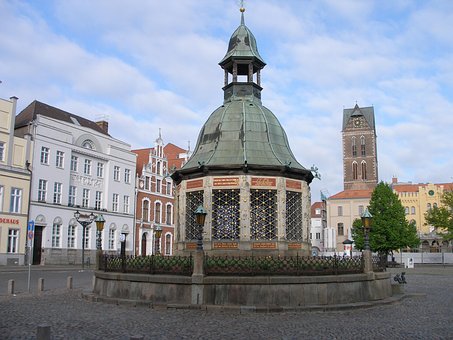 Wismar, Marktplatz, Ostsee