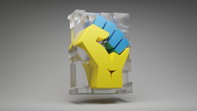 Free fist solidarity cohesion illustration
