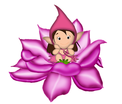 Elf, Blume, Fantasie, Märchen, Frühling