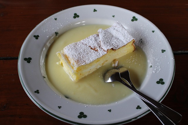 Free Dessert Cream Strudel photo and picture
