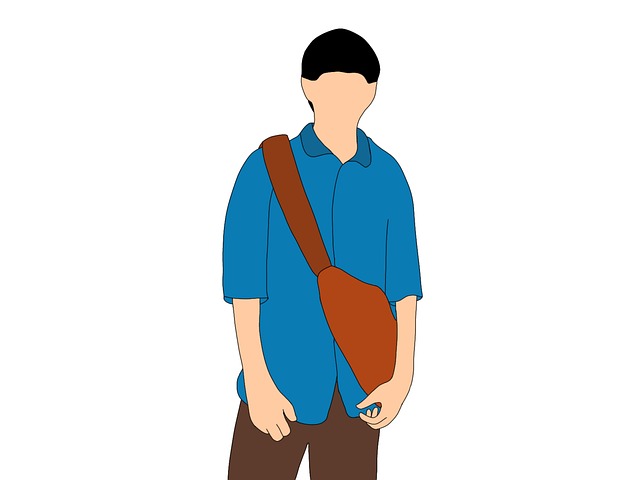 Free boy stand up fashion illustration
