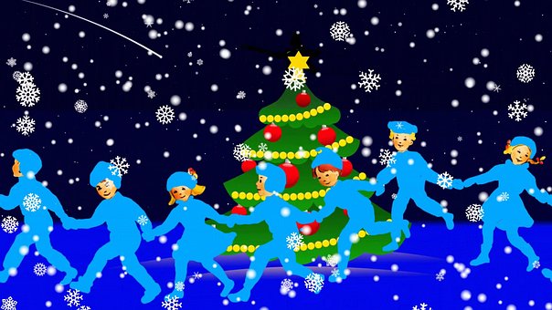 Nyttår, Jul, Juletre, Natt, Ferie