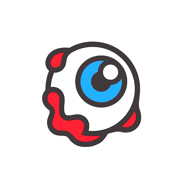 Free eyeball human cartoon illustration