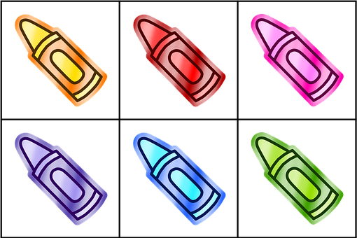 Buntstifte, Farben, Zeichnung, Rosa, Rot